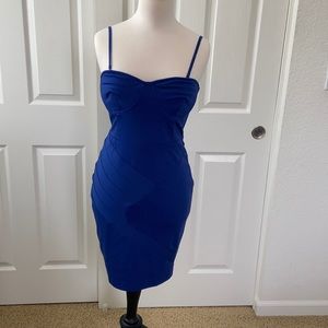 USED EXPRESS BLUE SHORT DRESS